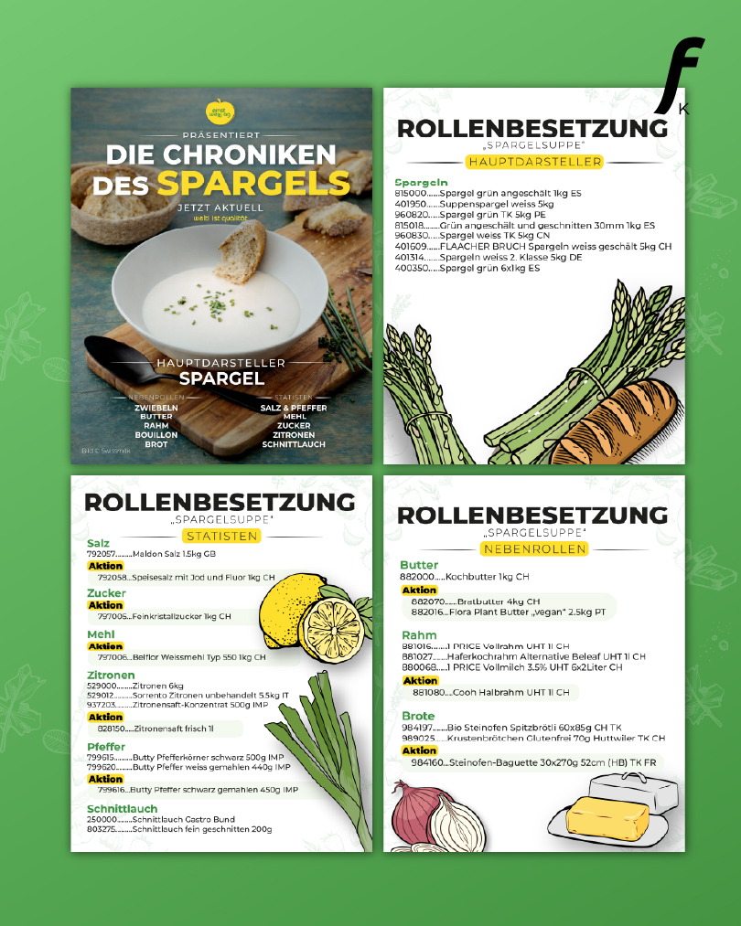 Instagram Welti Spargel Saison "Die Chroniken des Spargels"